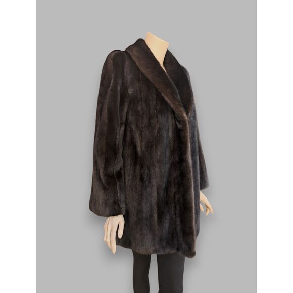 Dark Mink Jacket -Medium - Picture 3 of 8